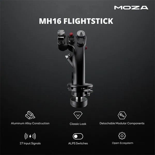 Moza Racing kiegészítő - Flight MH16 Flightstick – 5. kép
