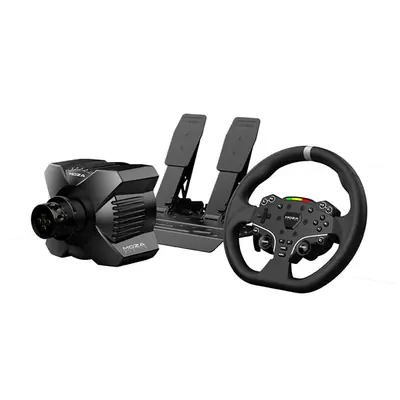 Moza Racing csomag - R3 PC Szimulátor szett (Direct Drive, R3 bázis, ES kormány, SR-P Lite pedál, bilincs) – 2. kép