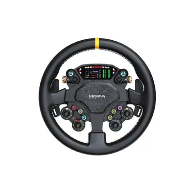 Moza Racing kiegészítő - CS PRO Kormánykerék (Dual Clutch, RGB, 2,99 inch kijelző, 325mm)