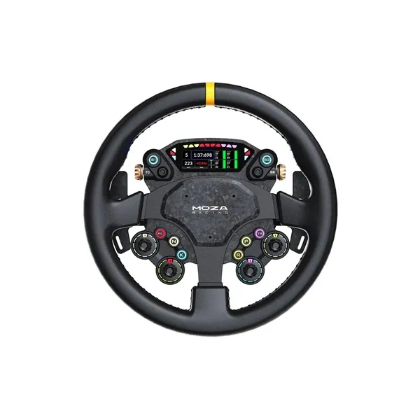 Moza Racing kiegészítő - CS PRO Kormánykerék (Dual Clutch, RGB, 2,99 inch kijelző, 325mm)