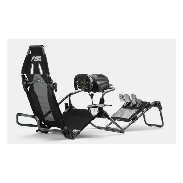 Next Level Racing Szimulátor cockpit - F-GT LITE Grey Edition (Formula és GT ülés; tartó konzolok) – 2. kép