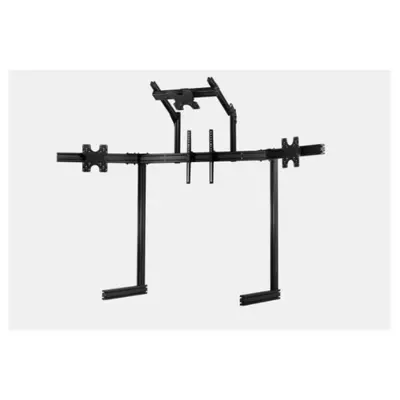 Next Level Racing Szimulátor kijelző állvány - Freestanding Complete Quad Monitor Stand - Black Edition – 2. kép