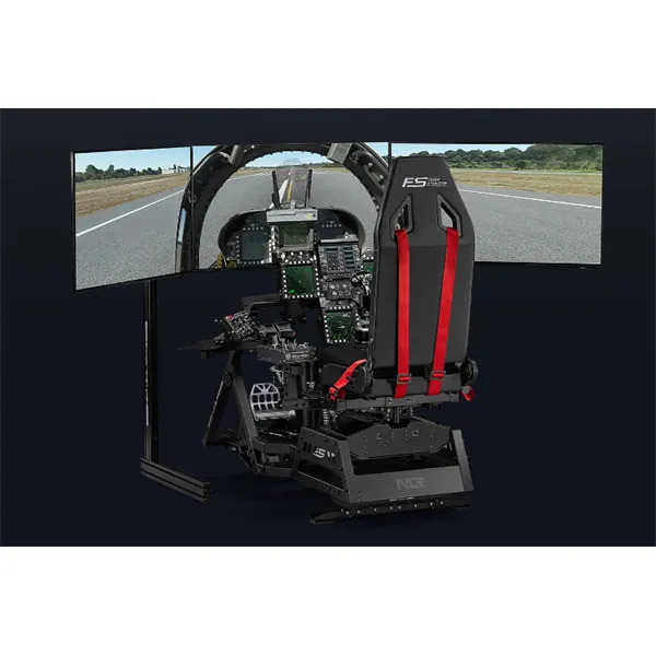 Next Level Racing Szimulátor cockpit - Flight Seat Pro Boeing Military Edition (ülés; tartó konzolok) – 4. kép