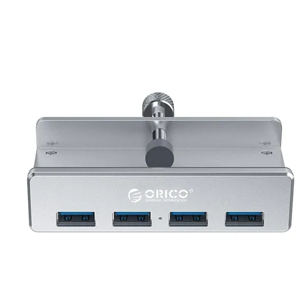 Orico USB3.0 Hub - MH4PU-SV /161/(4 port, Bemenet: USB-A, Kimenet: 4xUSB-A, rögzíthető, ezüst) – 3. kép