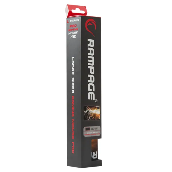 Rampage Egérpad - 300350 (350x250x2mm; fekete) – 2. kép