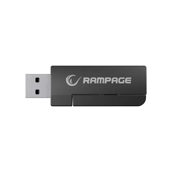 Rampage Fejhallgató - RETSU (1000mAh, Bluetooth+kábel+2,4Ghz, mikrofon, hangerőszabályzó, nagy-párnás, RGB, fekete) – 5. kép