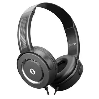 Snopy Fejhallgató - SN-401 DISCOVER Grey (mikrofon,3.5mm jack, hangerőszabályzó, nagy-párnás, 1.1m kábel, fekete-szürke) – 2. kép