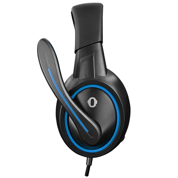 Snopy Fejhallgató - SN-GX1 ERGO Blue (mikrofon, 3.5mm jack, hangerőszabályzó, nagy-párnás, 2.2m kábel, fekete-kék) – 3. kép