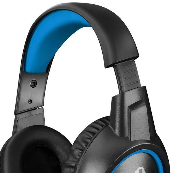 Snopy Fejhallgató - SN-GX1 ERGO Blue (mikrofon, 3.5mm jack, hangerőszabályzó, nagy-párnás, 2.2m kábel, fekete-kék) – 5. kép