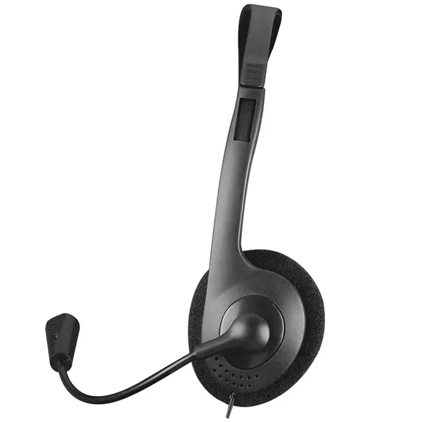 Snopy Fejhallgató - SN-660 Office (mikrofon, 3.5mm jack, hangerőszabályzó, fekete) – 3. kép