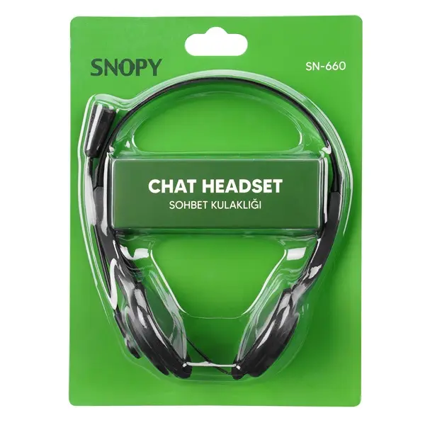 Snopy Fejhallgató - SN-660 Office (mikrofon, 3.5mm jack, hangerőszabályzó, fekete) – 7. kép