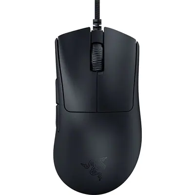 Razer Egér - DeathAdder V3 (Optikai, 30000DPI, 6 gomb, harisnyázott kábel, fekete)