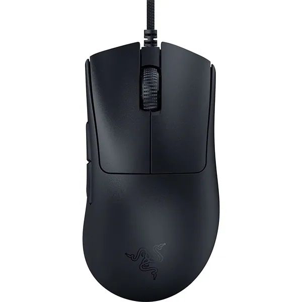 Razer Egér - DeathAdder V3 (Optikai, 30000DPI, 6 gomb, harisnyázott kábel, fekete)