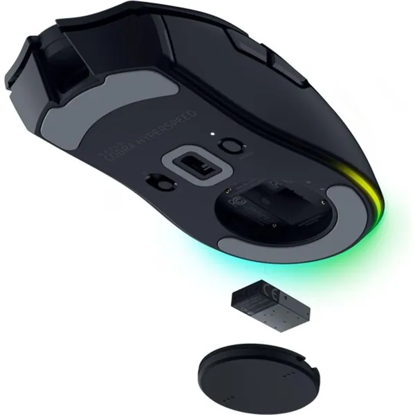 Razer Egér - Cobra Hyperspeed (Optikai, 26000DPI, 7 gomb, fekete) – 3. kép