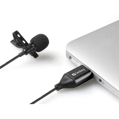 Sandberg Mikrofon - Streamer USB Clip Microphone – 2. kép
