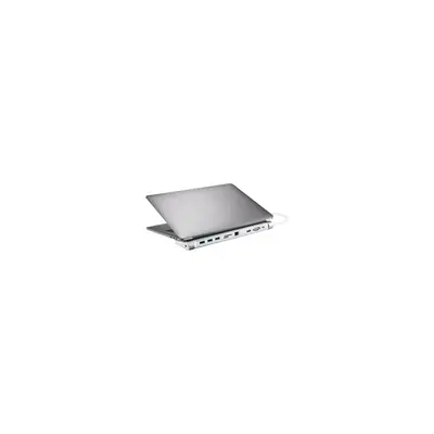 Sandberg Notebook Dokkoló - USB-C 10-in-1 Docking Station (USB-C, HDMI/VGA, 3x USB3.0, 1x RJ-45, Audio, kártyaolvasó) – 2. kép