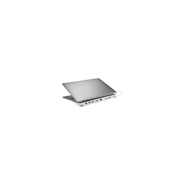 Sandberg Notebook Dokkoló - USB-C 10-in-1 Docking Station (USB-C, HDMI/VGA, 3x USB3.0, 1x RJ-45, Audio, kártyaolvasó) – 2. kép