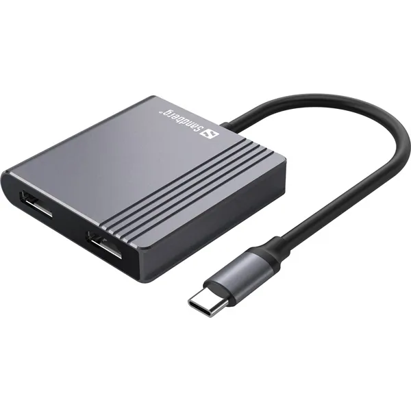 Sandberg Notebook Dokkoló - USB-C Dock 2xHDMI+USB+PD (Bemenet: USB-C; Kimenet: 2xHDMI+USB-A3.0+USB-C) – 3. kép