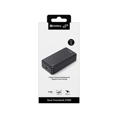Sandberg Akkubank - Saver Powerbank 27000 – 2. kép