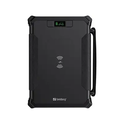 Sandberg Akkubank - Survivor Powerbank 8in1 96000 (IPX4,Bemenet: DC, Kimenet: DC+2xUSB-A QC+1xUSB-C+2x szivargyujtó, Qi) – 2. kép