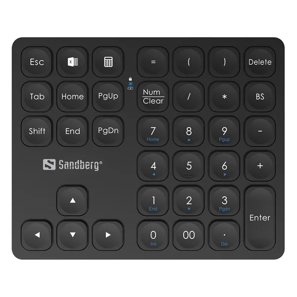Sandberg Billentyűzet - Wireless Numeric Keypad Pro – 4. kép