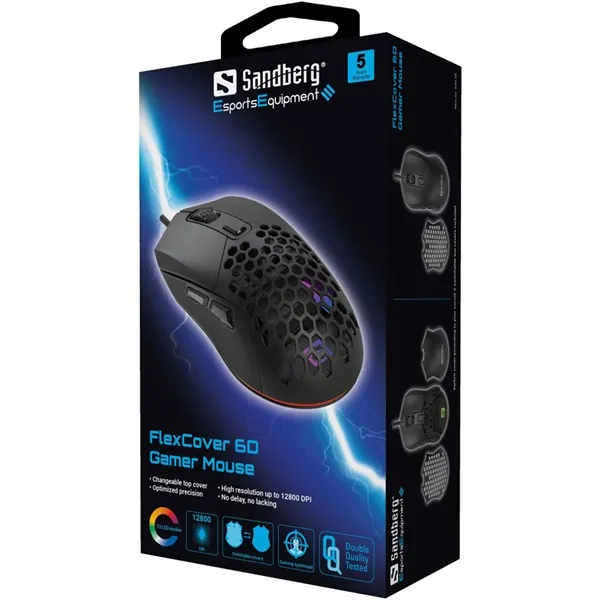 Sandberg Egér Gamer - FlexCover 6D Gamer Mouse – 6. kép