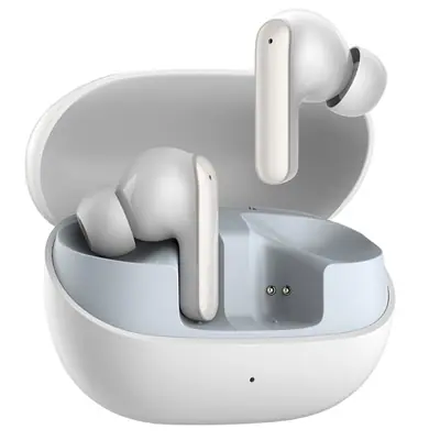S-Link Fülhallgató Vezeték Nélküli - AirLite X Pro White (BT5.3, ENC + Hybrid ANC, mikrofon, fehér) – 2. kép
