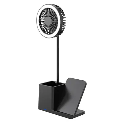 S-Link Asztali Ventilátor - SL-M9055 (Wireless charge 10W, fekete) – 2. kép