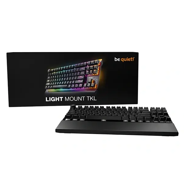 Be Quiet! Billentyűzet - Light Mount TKL Silent (Linear, UK kiosztás, fekete) – 6. kép