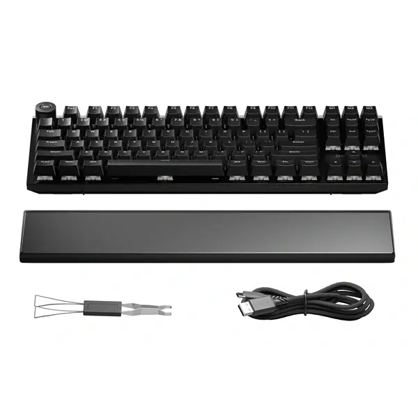 Be Quiet! Billentyűzet - Light Mount TKL Silent (Linear, UK kiosztás, fekete) – 7. kép