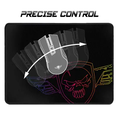 Spirit of Gamer Egérpad - Darkskull Mouse Pad - King Size (430 x 330 x 3mm; varrott szélek; fekete) – 2. kép