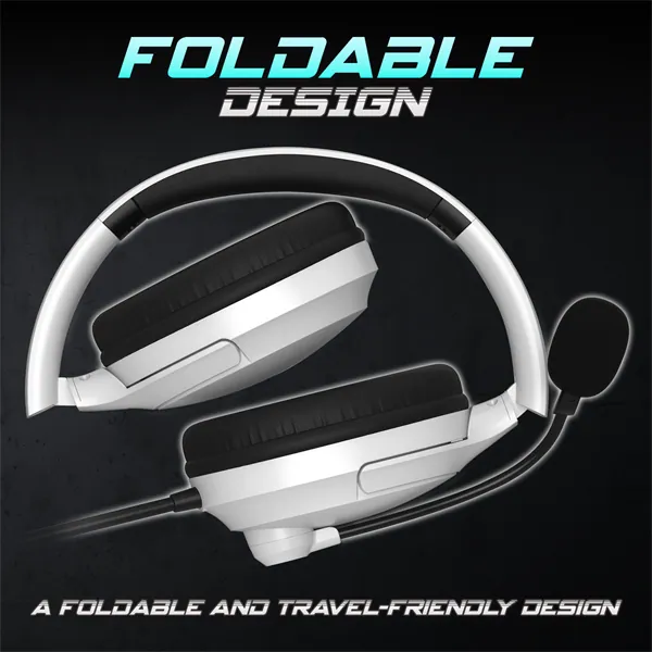 Spirit of Gamer Fejhallgató - PRO-H4 White (MultiPlatform, mikrofon, 3.5mm jack, hangerőszabályzó, fehér) – 8. kép