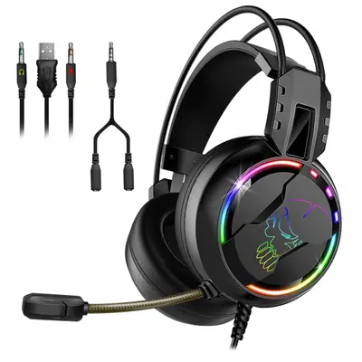 Spirit of Gamer Fejhallgató - PRO-H7 (MultiPlatform, mikrofon, 3.5mm jack, hangerőszabályzó, 2m kábel, fekete) – 2. kép