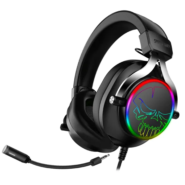 Spirit of Gamer Fejhallgató - MIC-XH600 (MultiPlatform, 7.1, mikrofon, hangerőszabályzó, nagy-párnás, fekete) – 4. kép