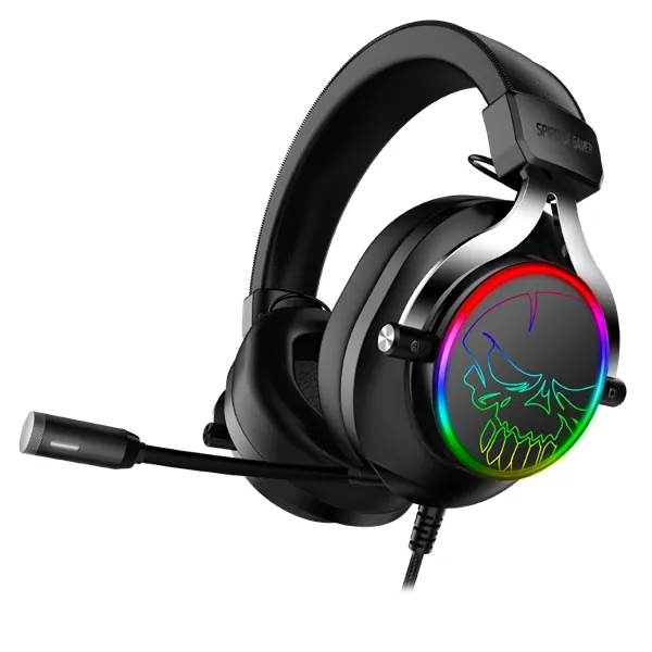 Spirit of Gamer Fejhallgató - MIC-XH600 (MultiPlatform, 7.1, mikrofon, hangerőszabályzó, nagy-párnás, fekete) – 6. kép