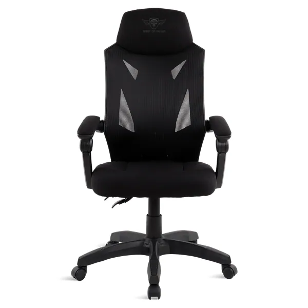 Spirit of Gamer szék - HELLCAT Black (állítható dőlés/magasság; szövet; max.120kg-ig, fekete) – 2. kép