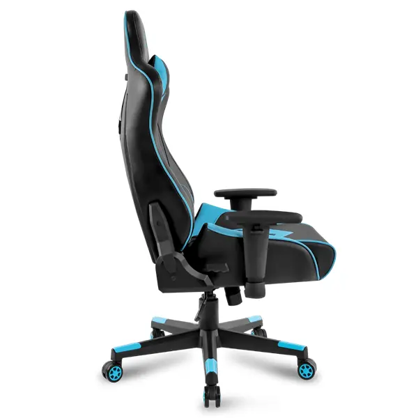 Spirit of Gamer szék - CRUSADER Blue (állítható dőlés/magasság/kartámasz; max.120kg-ig, kék) – 3. kép