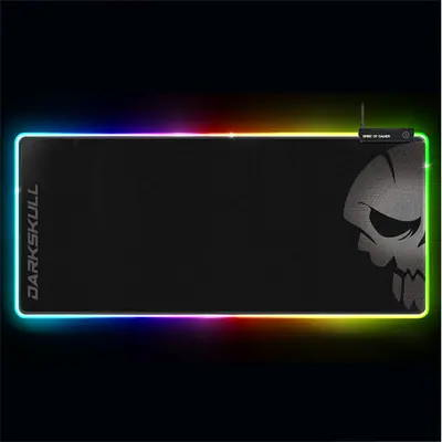 Spirit of Gamer Egérpad - Darkskull RGB - XXXL (RGB háttérvilágítás, USB Hub, 900 x 400 x 4mm; fekete) – 2. kép