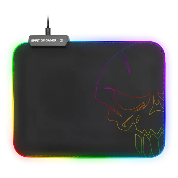 Spirit of Gamer Egérpad - RGB Medium (RGB háttérvilágítás, 350 x 255 x 3mm; fekete) – 3. kép