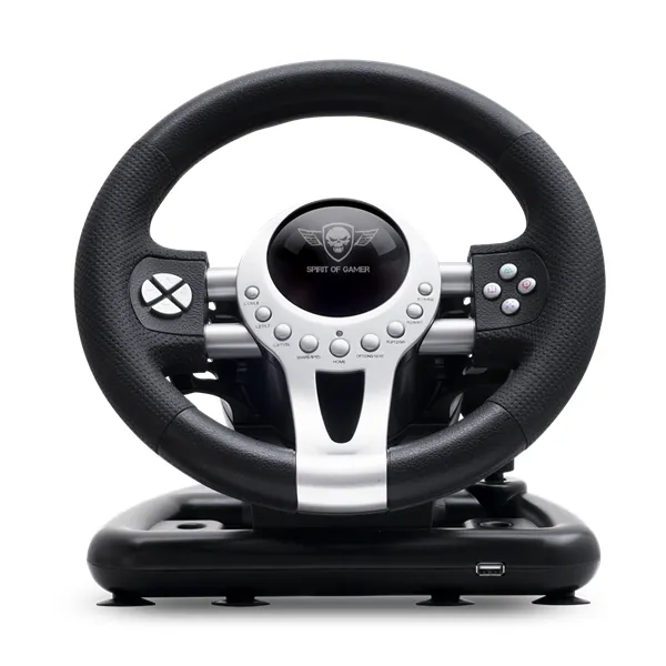 Spirit of Gamer Kormány - RACE WHEEL PRO 2 (kormány+pedálok+váltó, PC / PS3/4 / XBOX X/S/One kompatibilis, fekete) – 2. kép