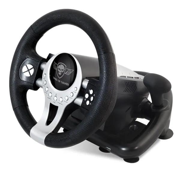 Spirit of Gamer Kormány - RACE WHEEL PRO 2 (kormány+pedálok+váltó, PC / PS3/4 / XBOX X/S/One kompatibilis, fekete) – 5. kép