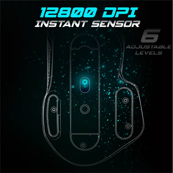 Spirit of Gamer PRO-M5 Arctic USB optikai egér S-PM5RGBWT – 4. kép