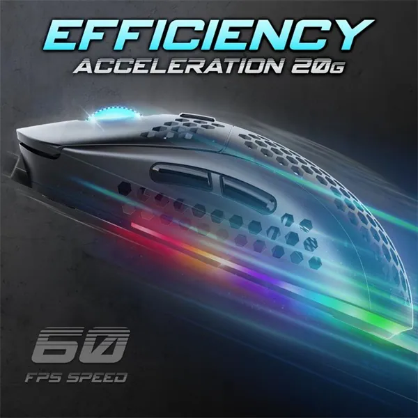 Spirit of Gamer Egér - S-PM4 RGB (Optikai, 12800DPI, 6 gomb, harisnyázott kábel, fekete) – 6. kép