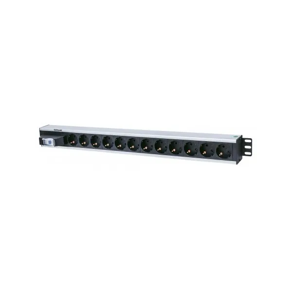 Manhattan elosztó - Vertikális Rackmount elosztó, 12 aljzat, 1.6m, PDU