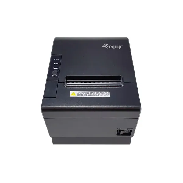 Equip Thermo blokknyomtató - 351003 (80mm, hőpapíros, auto-cutter, USB/Ethernet/Serial/pénztárfiók csatlakozó, fekete) – 2. kép