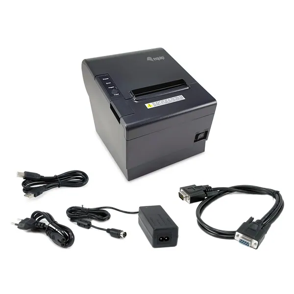 Equip Thermo blokknyomtató - 351003 (80mm, hőpapíros, auto-cutter, USB/Ethernet/Serial/pénztárfiók csatlakozó, fekete) – 5. kép
