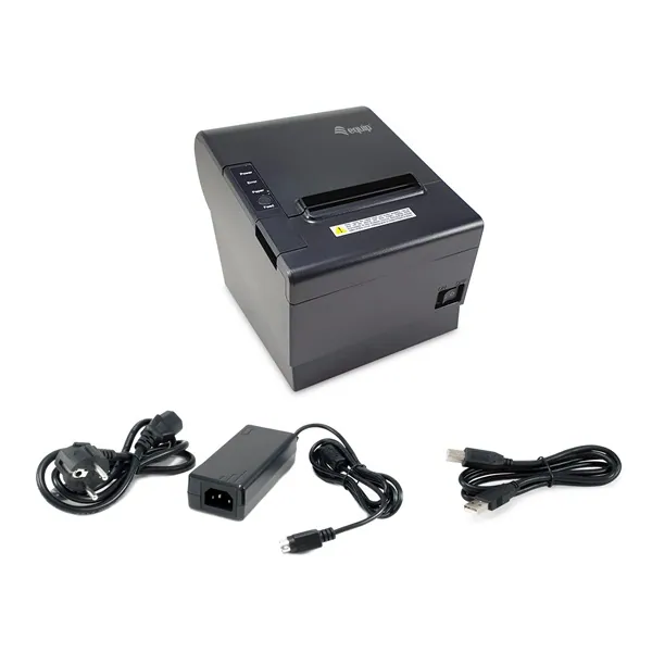 Equip Thermo blokknyomtató - 351004 (80mm, hőpapíros, auto-cutter, USB/Bluetooth/Wifi/pénztárfiók csatlakozó, fekete) – 5. kép