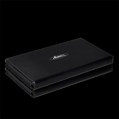 Advance Külső HDD/SSD Ház 2.5" - STEELDISK 2.5" (USB-A3.0 to SATA, fekete) – 2. kép