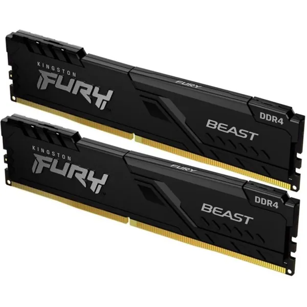 Kingston FURY Beast 16GB 3600MT/s DDR4 memória Non-ECC CL17 Kit of 2 fekete