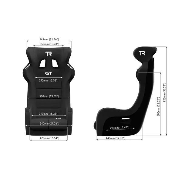 Trak Racer Szimulátor kiegészítő - GT Pro Racing Fiberglass Seat – 3. kép
